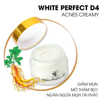 WHITE PERFECT D4 KEM NGỪA MỤN, MỜ SẸO THÂM