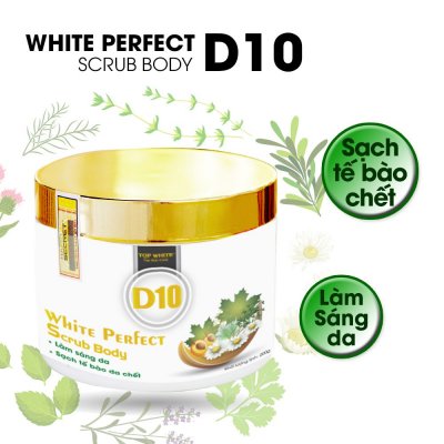 WHITE PERFECT SCRUB BODY D10 GEL LÀM SẠCH TẾ BÀO DA CHẾT