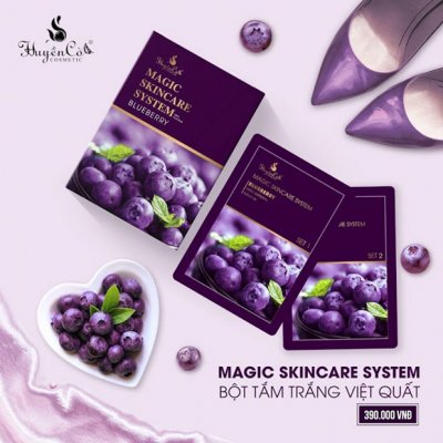 Bột Tắm Trắng Magic Skin Care System Huyền Cò