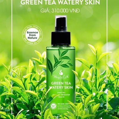 Xịt Khoáng Trà Xanh Huyền Cò Green Tea Watery Skin