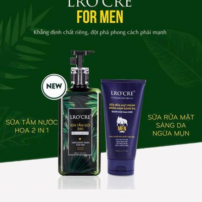 SỮA RỬA MẶT+ SỮA TẮM GỘI 2IN1 NAM